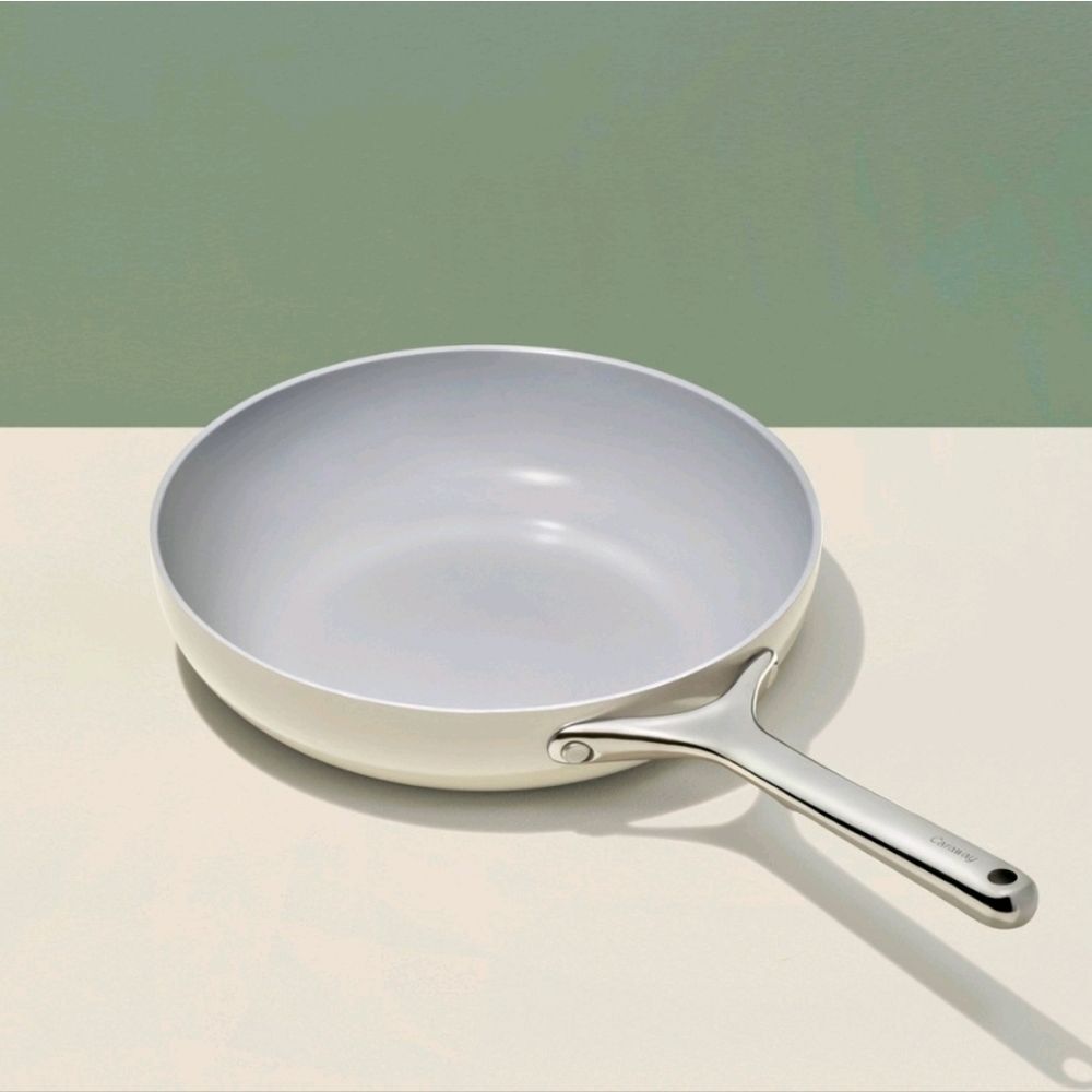 Caraway Home 10.5" Non-Stick Ceramic Fry Pan- Cream